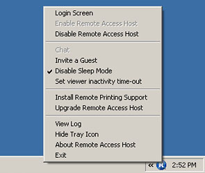 Host Window