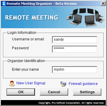 Online meeting