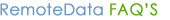 RemoteData FAQ&rsquo;S