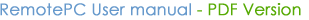 RemotePC User manual - PDF Version