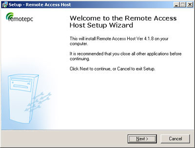 SetUp Window