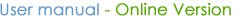 User manual - Online Version