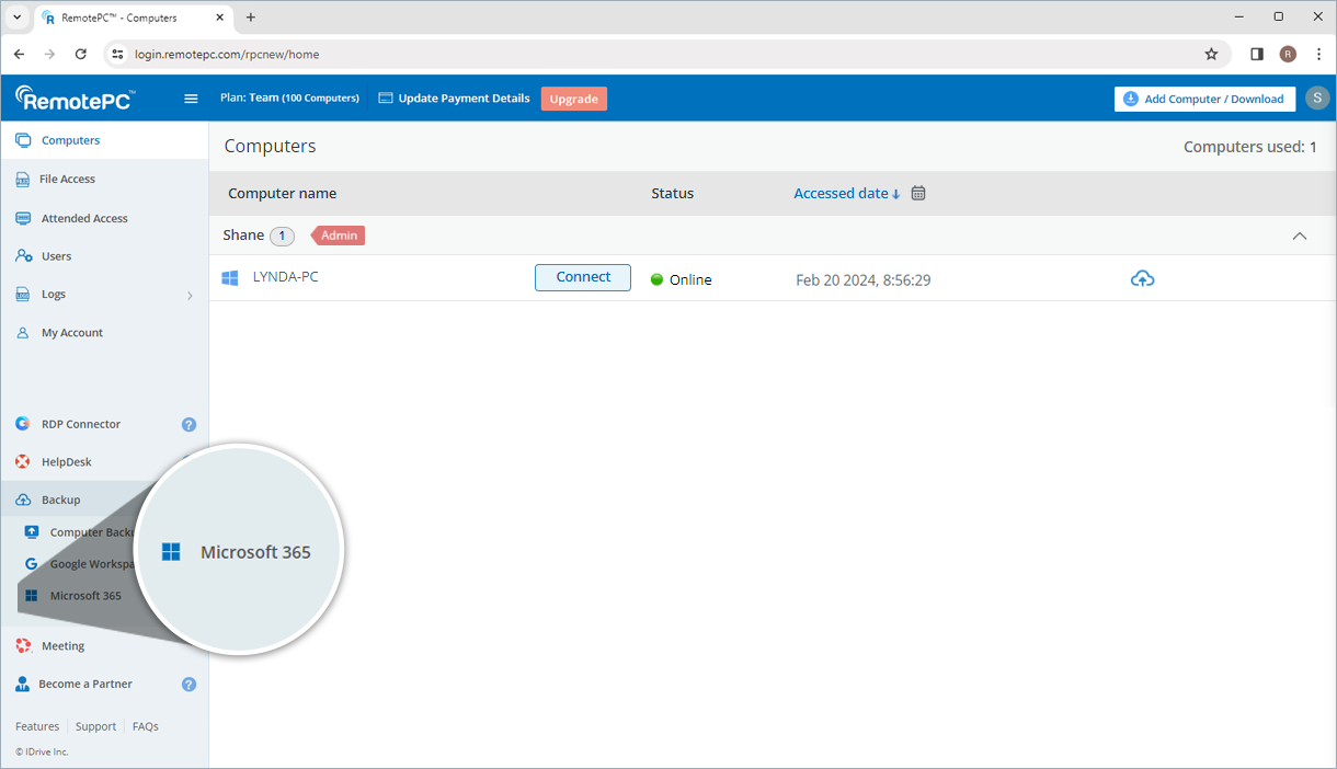 Copia de seguridad de Microsoft Office 365