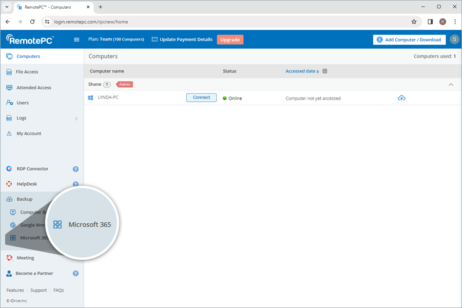 Copia de seguridad de Microsoft Office 365