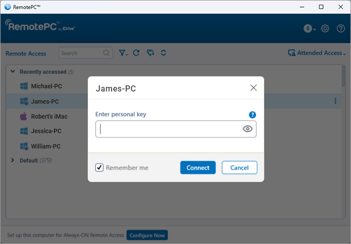 Preguntas frecuentes sobre RemotePC
