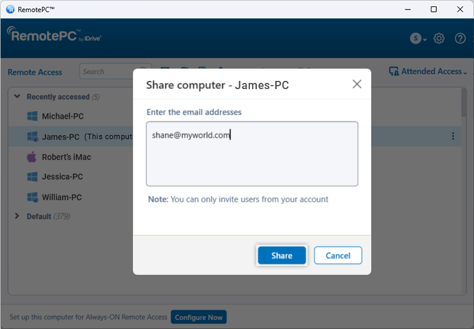 Preguntas frecuentes sobre RemotePC