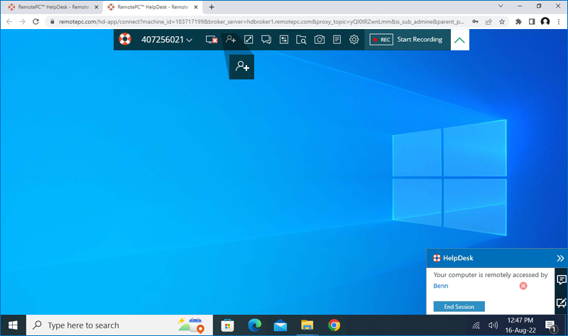 RemotePCヘルプデスク
