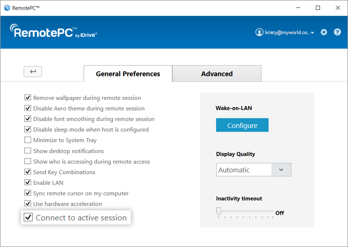 remotepc attended access remotepc attended access